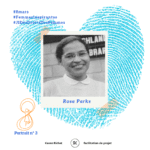 Femme inspirante portrait de Rosa Parks 8 mars 2021 journée internationale du droits des femmes